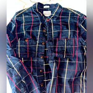 J crew plaid Midweight plaid long sleeve flannel